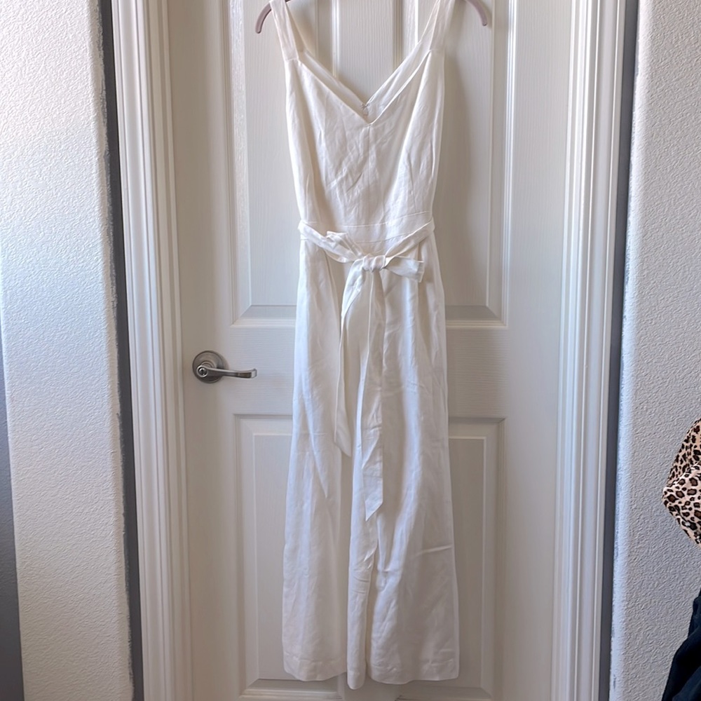 Cream jumpsuit